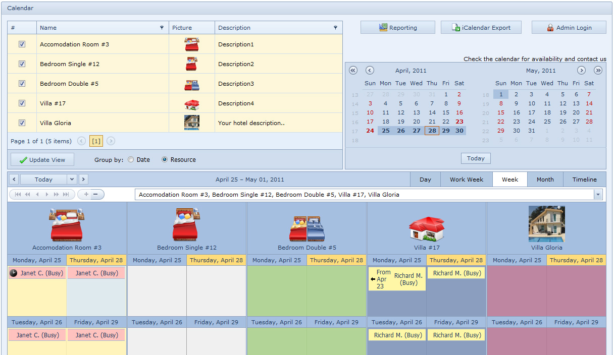 Online Hotel Booking System Screenshot