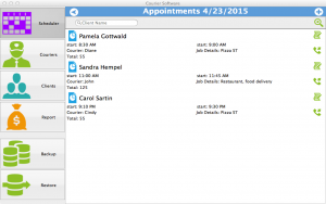 Courier Software for Mac - appointments