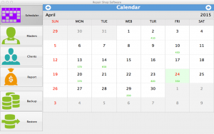 Repair Shop Software for Mac - calendar