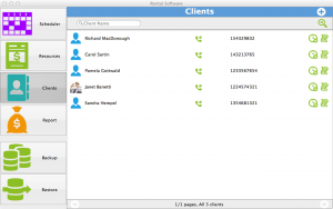 Rental Software for Mac - clients